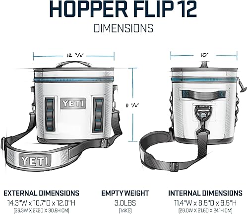 Miniatura 4 de YETI Hopper Flip 12 - Enfriador portátil, color lila cósmico
