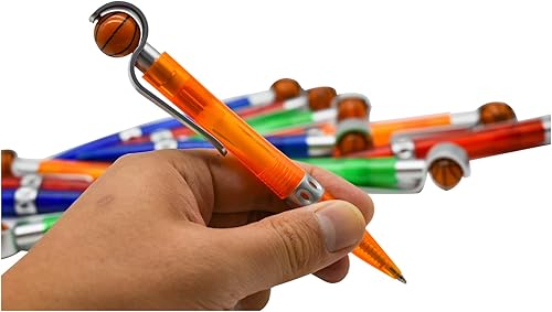 Miniatura 5 de 32 bolígrafos de baloncesto novedosos para deportes, bolígrafos de regalo de equipo, bolígrafos para papelería, escuela, oficina, escritorio,
