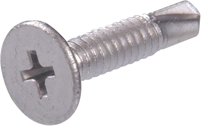 The Hillman Group 560662 10-24-Inch x 1-1/4-Inch Wafer Head Phillips Self Drilling Screw, 100-Pack