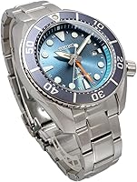 Vista 5 de Seiko SFK001J1 Prospex Solar Divers Sea Solar GMT SUMO Diver's 200m Men's Watch, Blue, Bracelet Type