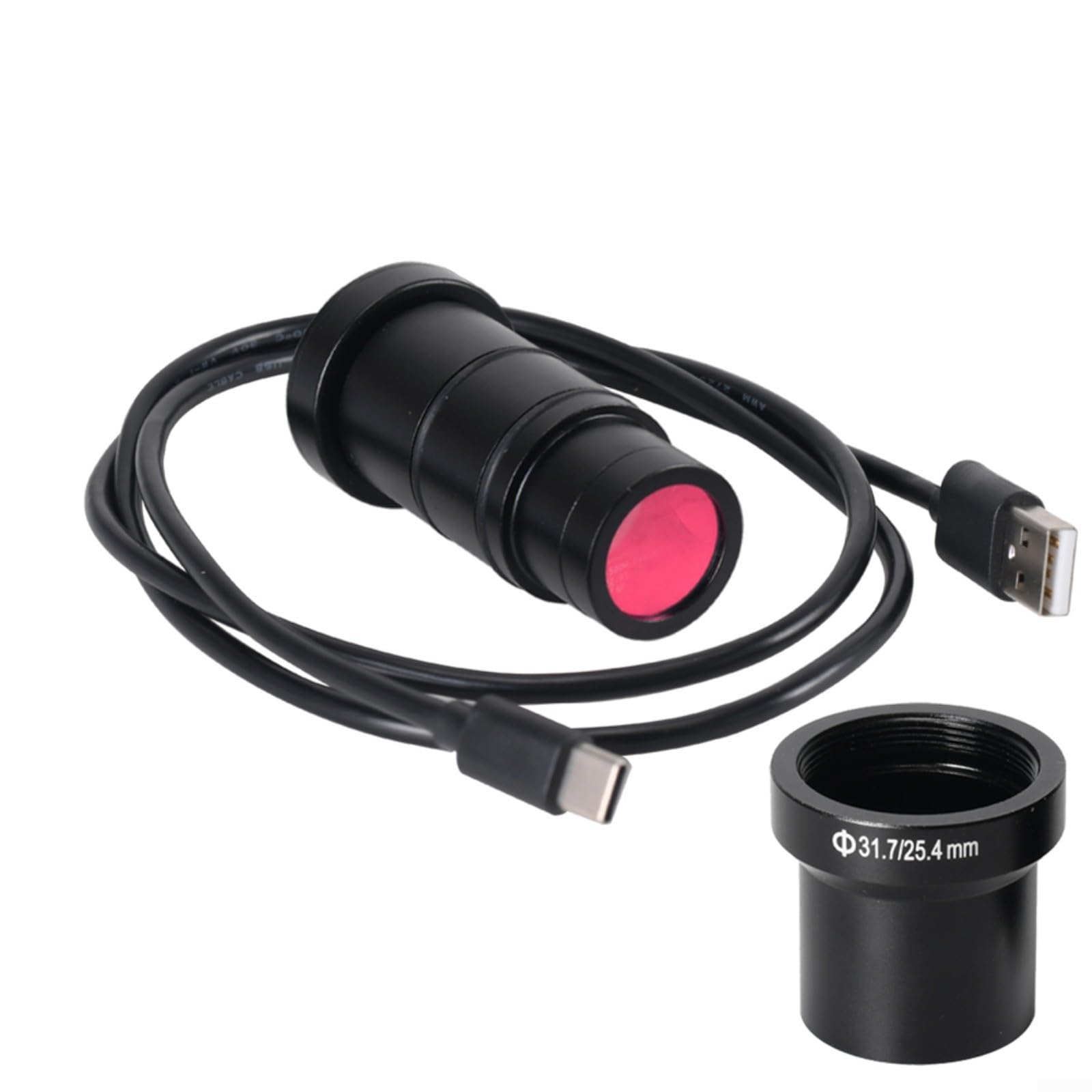 5MP USB Microscopio Cámara Digital CMOS Sensor C Mount Adaptador UVC Driver Para Inspección Industrial Laboratorio Educación Investigación Análisis