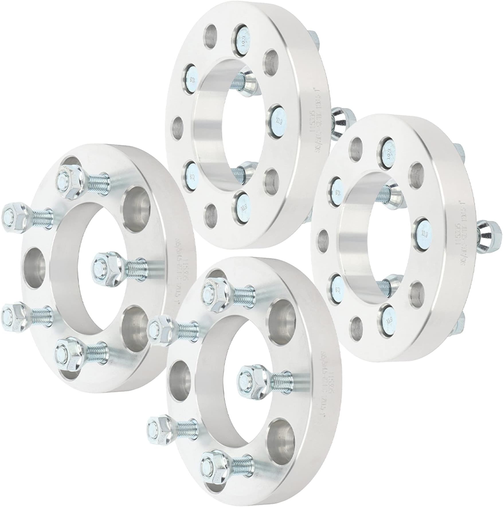 SCITOO 4Pcs 1 inch 5x5 to 5x4.5 Wheel Adapters 5x127mm to 5x114.3mm Wheel Adapters fit for 2008-2014 Grand Caravan,for Journey 2009-2011 Studs 12x1.5 Bore 87.1mm-Not Fit Stock Rims
