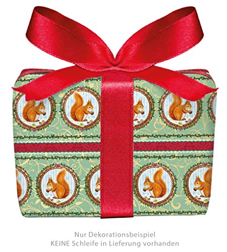 Télécharger Lot de 3 planches de papier cadeau spécial Noel écureuil Vert à Noël & période de l'Avent • PDF