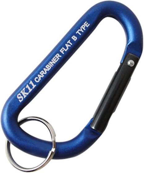 Amazon Sk11 アルミカラビナ B ブルー 6 60mm Sac 660b Diy 工具 ガーデン