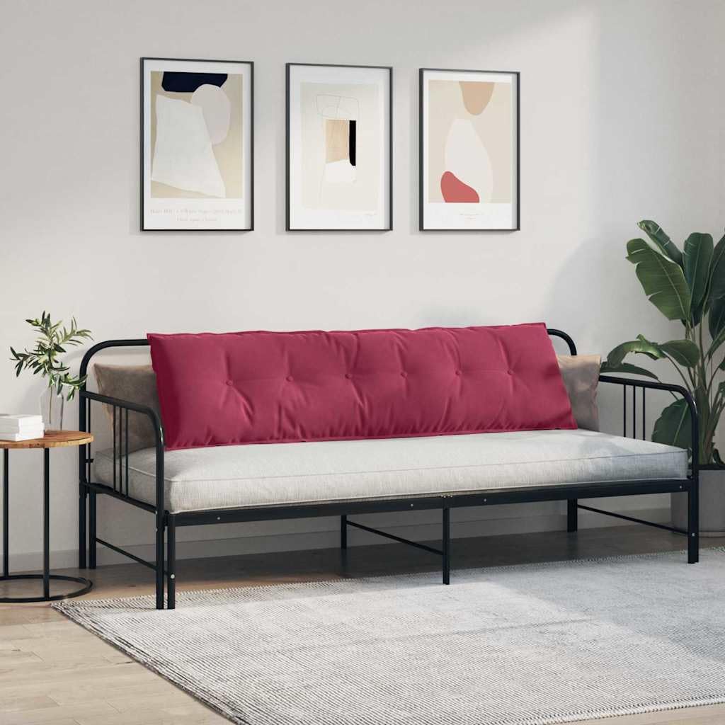 Cuscino per lo schienale in velluto a coste, 180 x 50 cm, con rivestimento sfoderabile, ergonomico, antiscivolo, traspirante, per divano, ufficio, letto e sedile auto, cuscino lombare