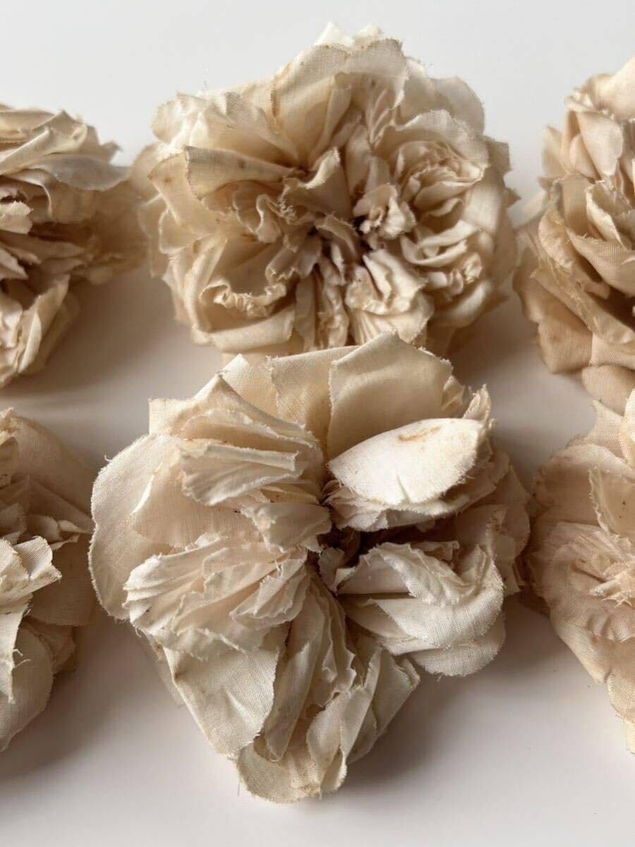 19世紀 フランスアンティーク 薔薇の布花 ブーケ K-757 フランス