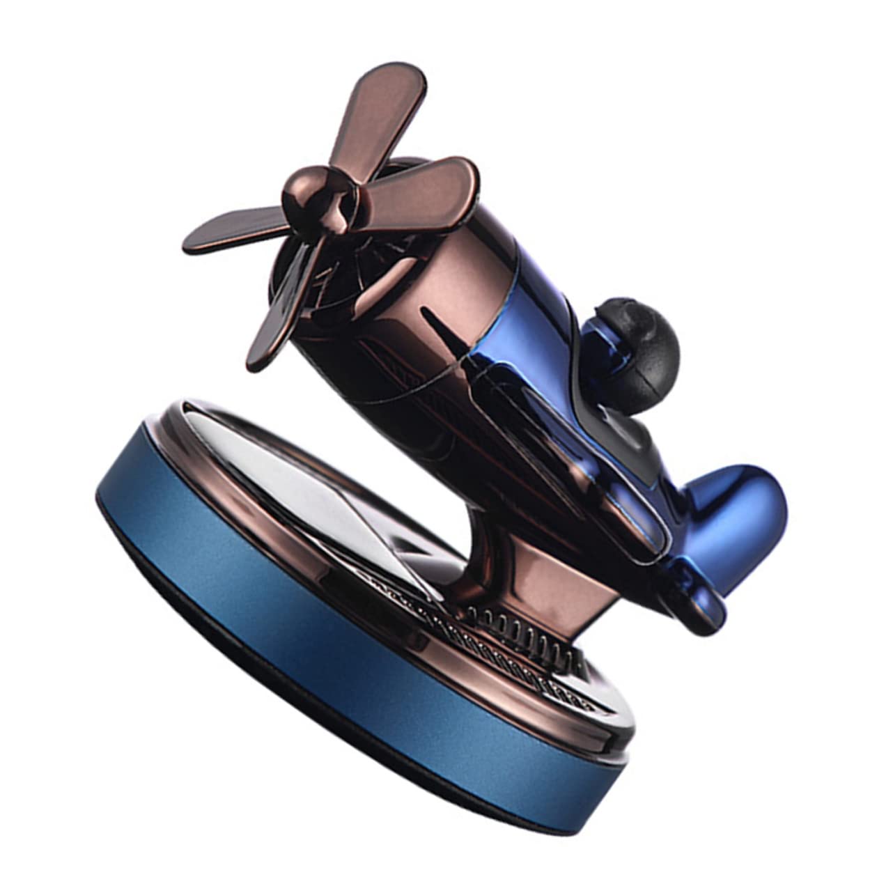 Deodorante Auto Aereo Solare Blu Abs Lega di Alluminio