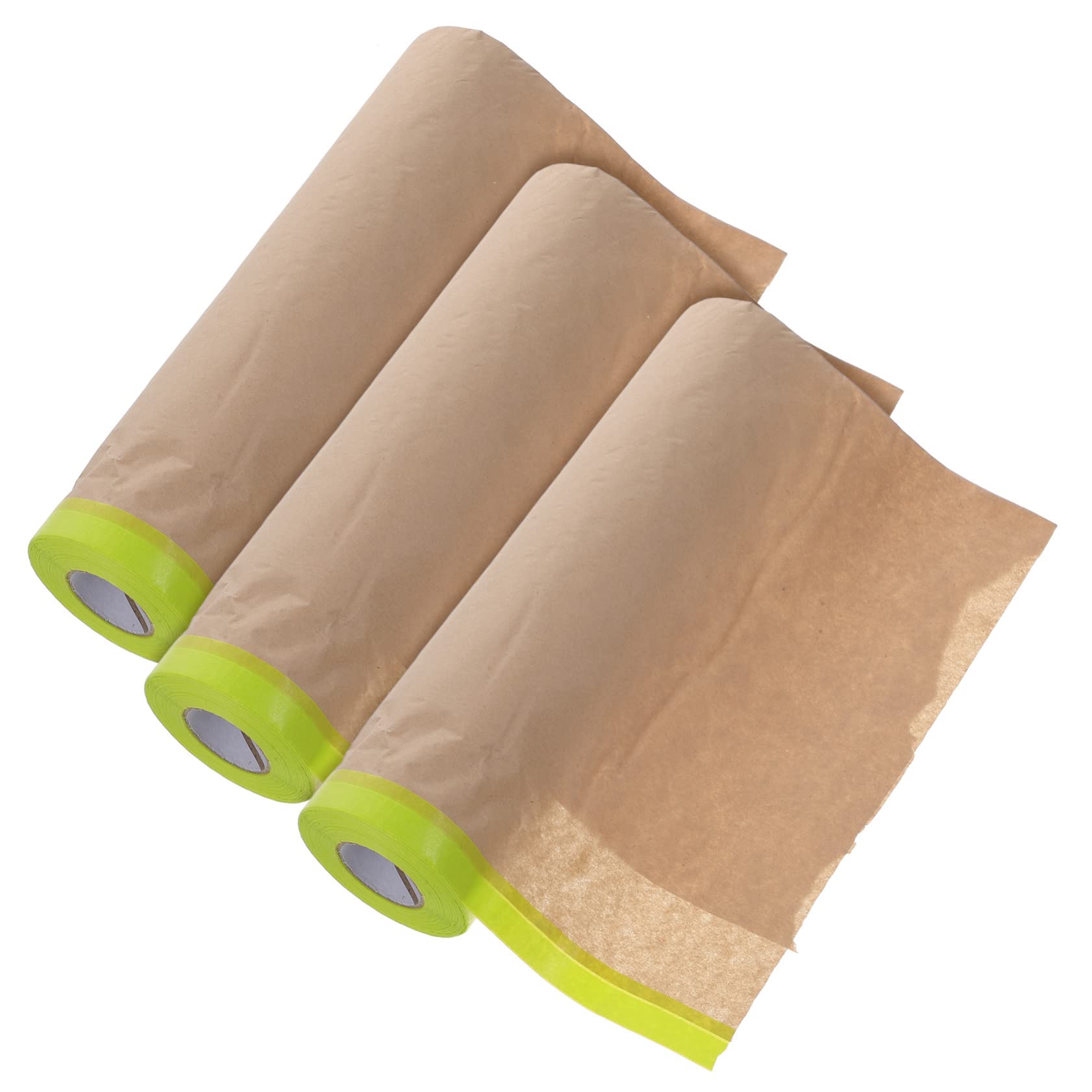 STOBOK 4 Sätze Abdeckfolie Abdeckband Zum Lackieren Wand Filme Abdeckpapier Für Autolackierungen Schutzpapier Für Bodenbeläge Malerbedarf Für Zu Hause Frisket-maskierungsfilm 3 Rollen * 4