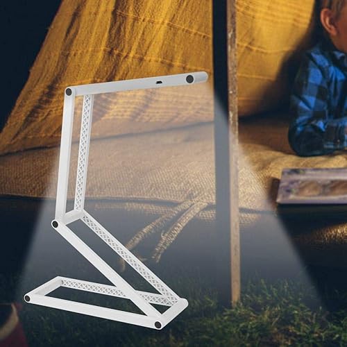 Miniatura 9 de GOTOTOP Lámpara de escritorio LED plegable portátil USB recargable luz de mesa 2 modos regulable para leer estudiar camping dormitorio oficina 300lm