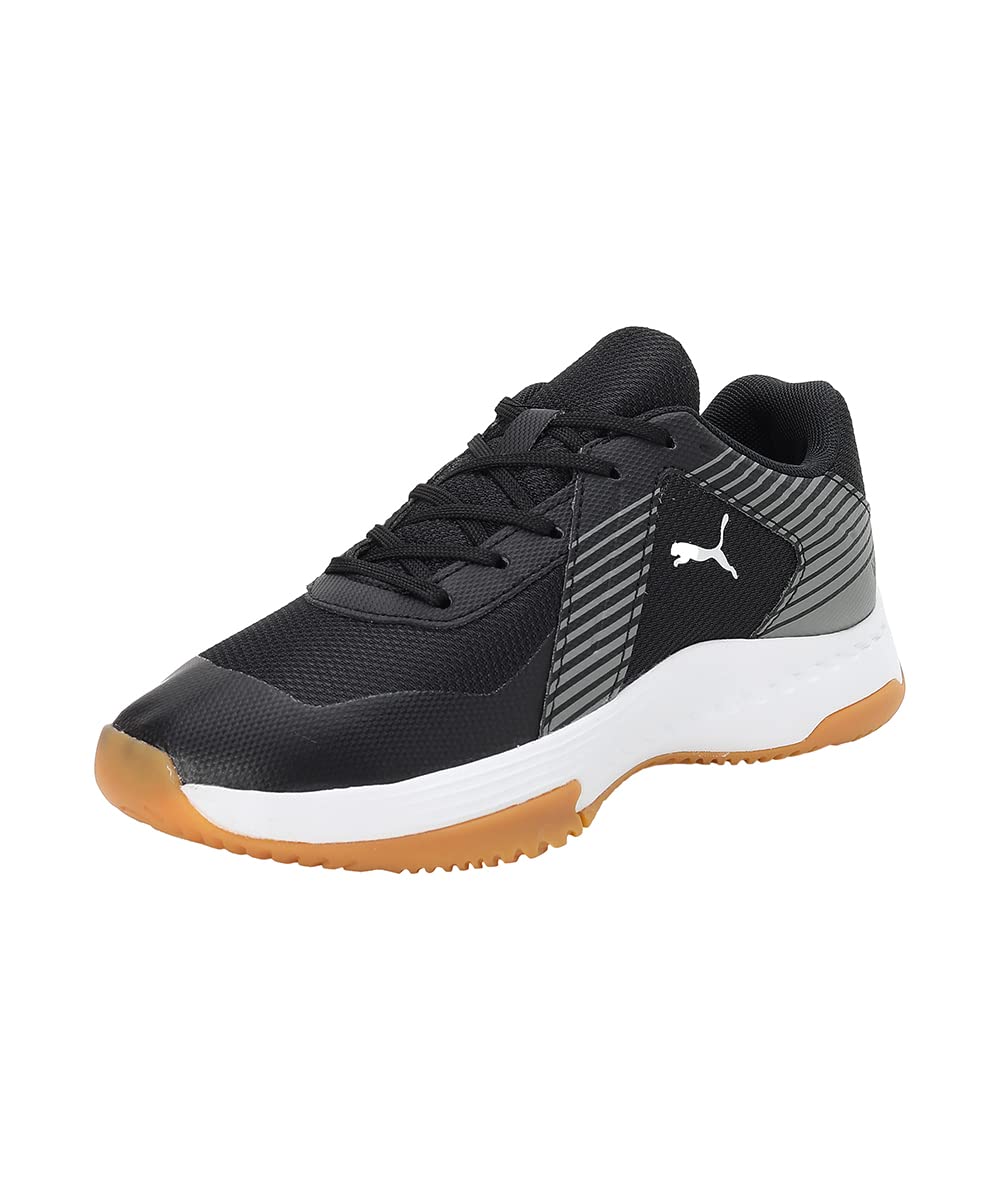 Puma Unisex-Kid Varion Junior Black-Ultra Gray-Gum Indoor Shoe - 6UK (10658503) (B097CDD3X3) Amazon Price History, Amazon Price Tracker