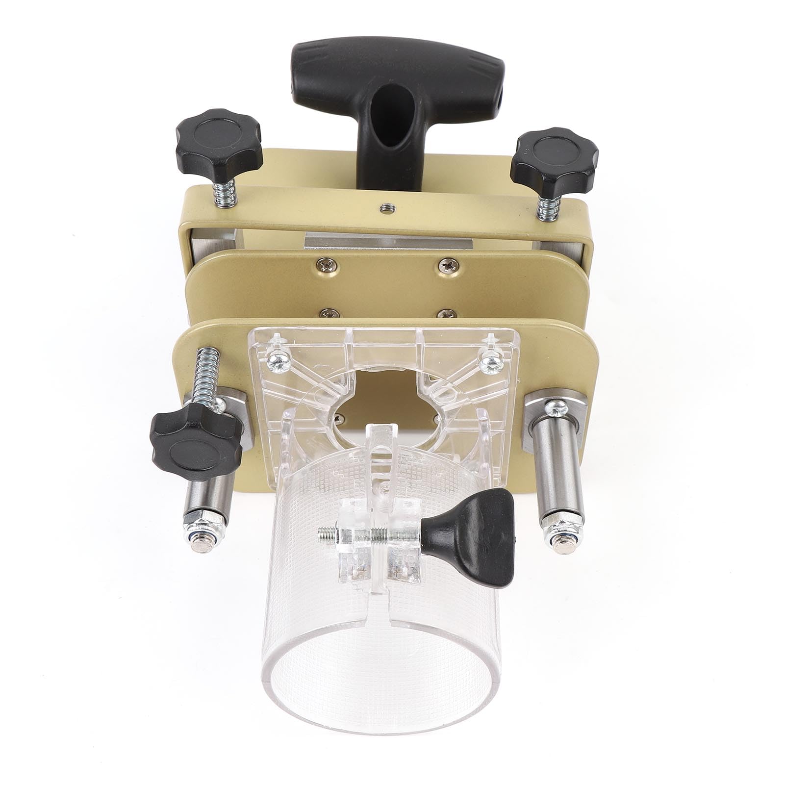 Localizzatore di scanalature per router per legno, resistente lega di alluminio, staffa di fissaggio 2 in 1, per progetti di lavorazione del legno, 10,4 pollici