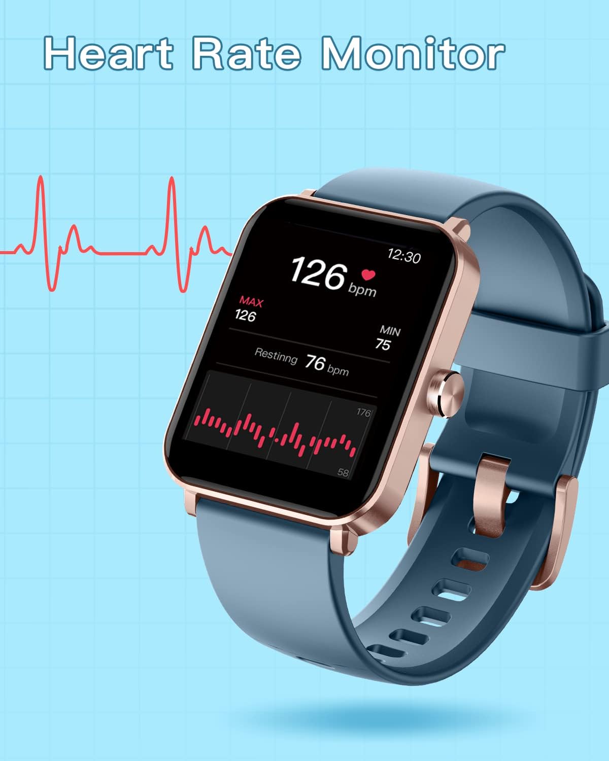 Buy HUAKUA Smart Watch Compatible with iPhone and Android Phones 2022