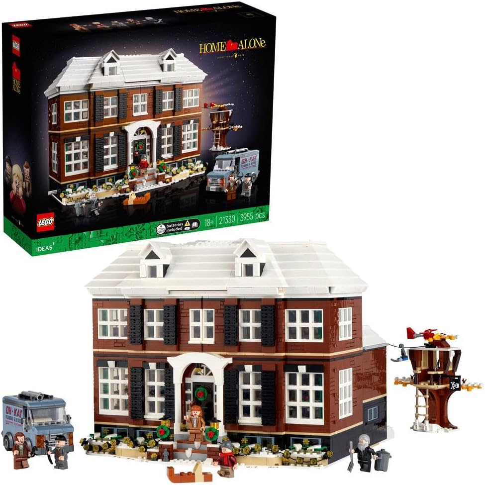 Ideas Home Alone 21330 Building Kit; Buildable Movie Memorabilia for Play and Festive Display; Ramadan Gift Idea for Millennials; Fun Holiday Activity for All the Family (3,957 Pieces)