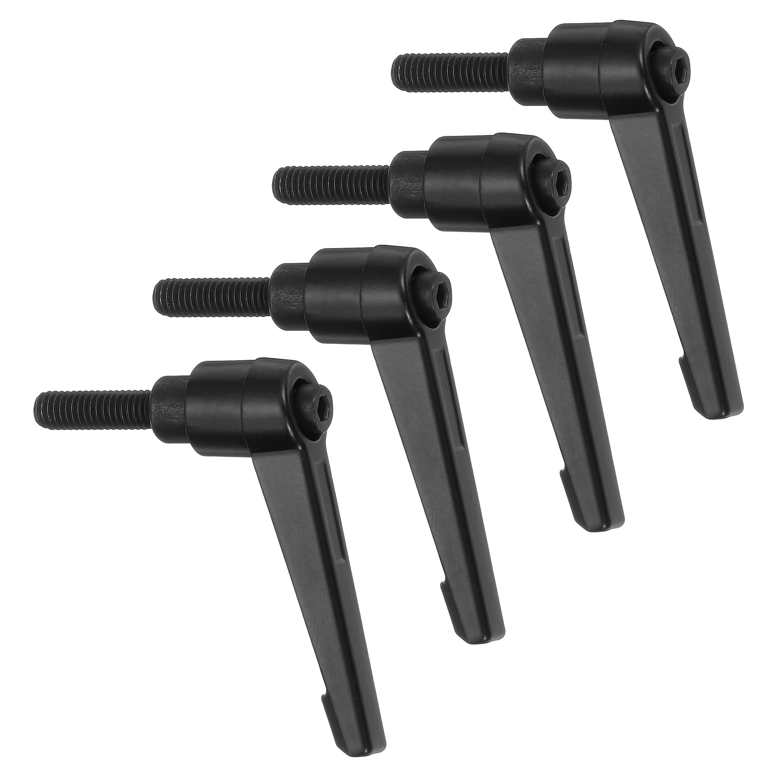 Amazon.co.jp: uxcell 4個 M6 x 20mm クランプレバー ハンドル 調節
