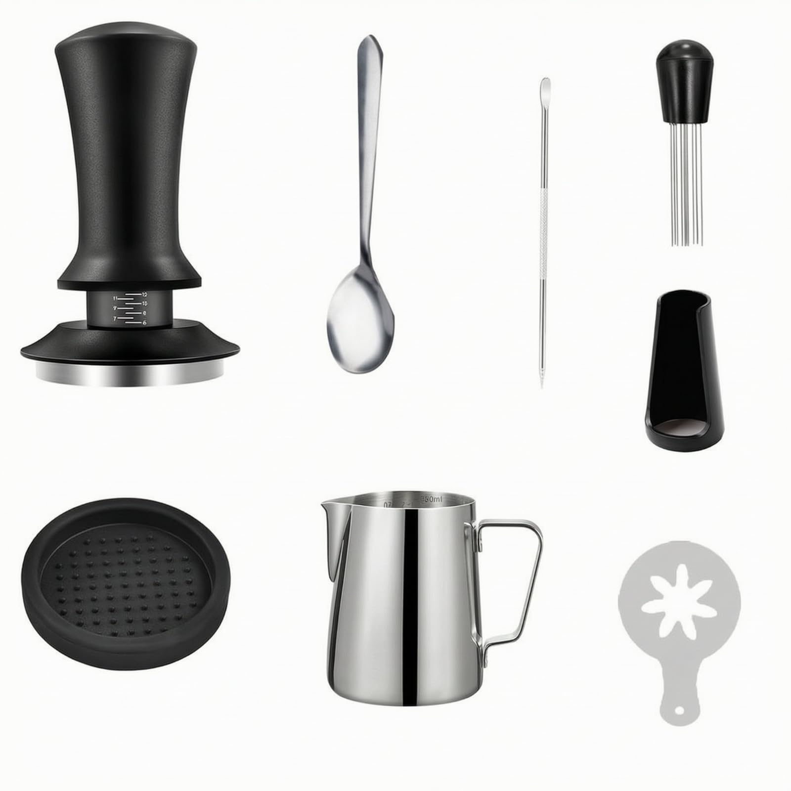 Pressino per Espresso Preciso Accessori, Set 22 Pezzi 51MM