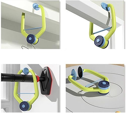 Miniatura 6 de Colaxi Indoor Hanging Table Tennis Portable Paddles and Balls Exerciser for Door Frame Parent Child Interaction Toy, with 6 Balls