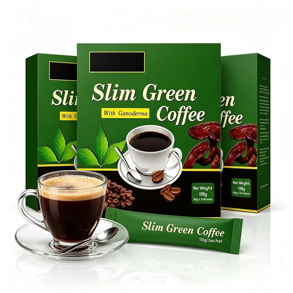 Mezcla orgánica prebiótica de café verde, té y bienestar digestivo