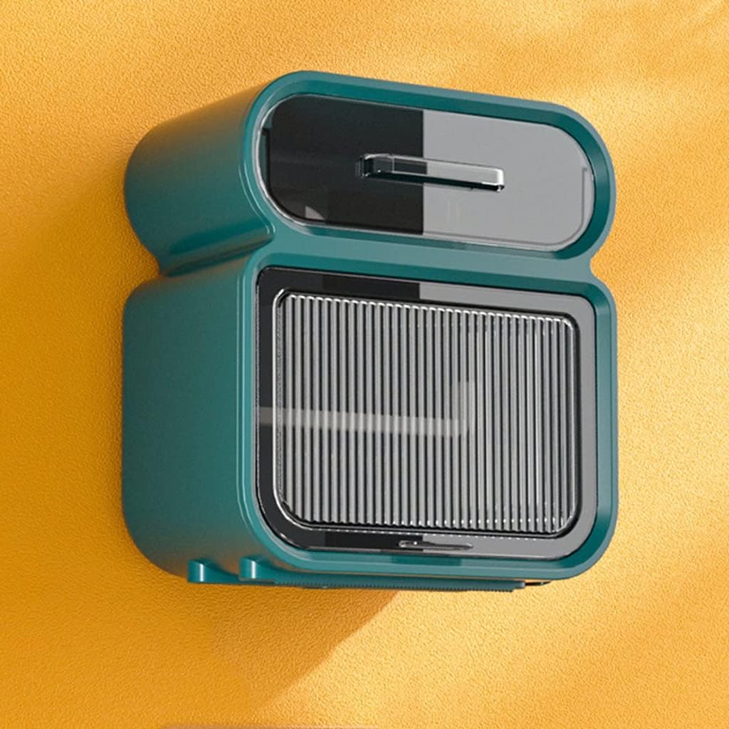 Perforation-Free Waterproof Tissue Holder Toilet Paper Box Storage Rack