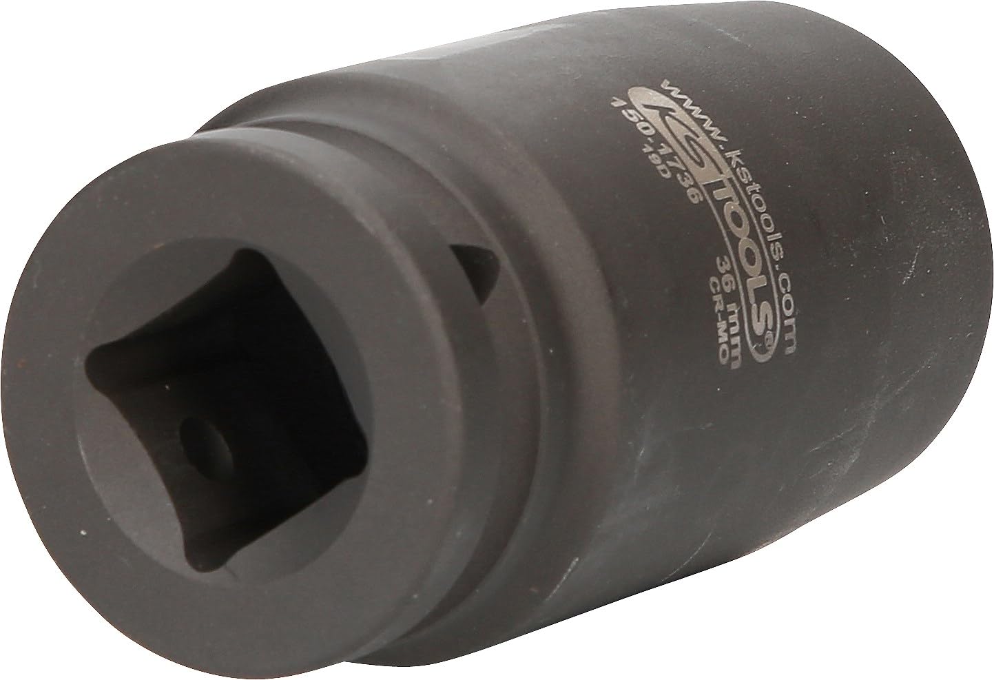 KS Tools 150.1736 3/4" bussola per avvitatore a impulsi per albero motore dodecagonale, a parete sottile, 36 mm