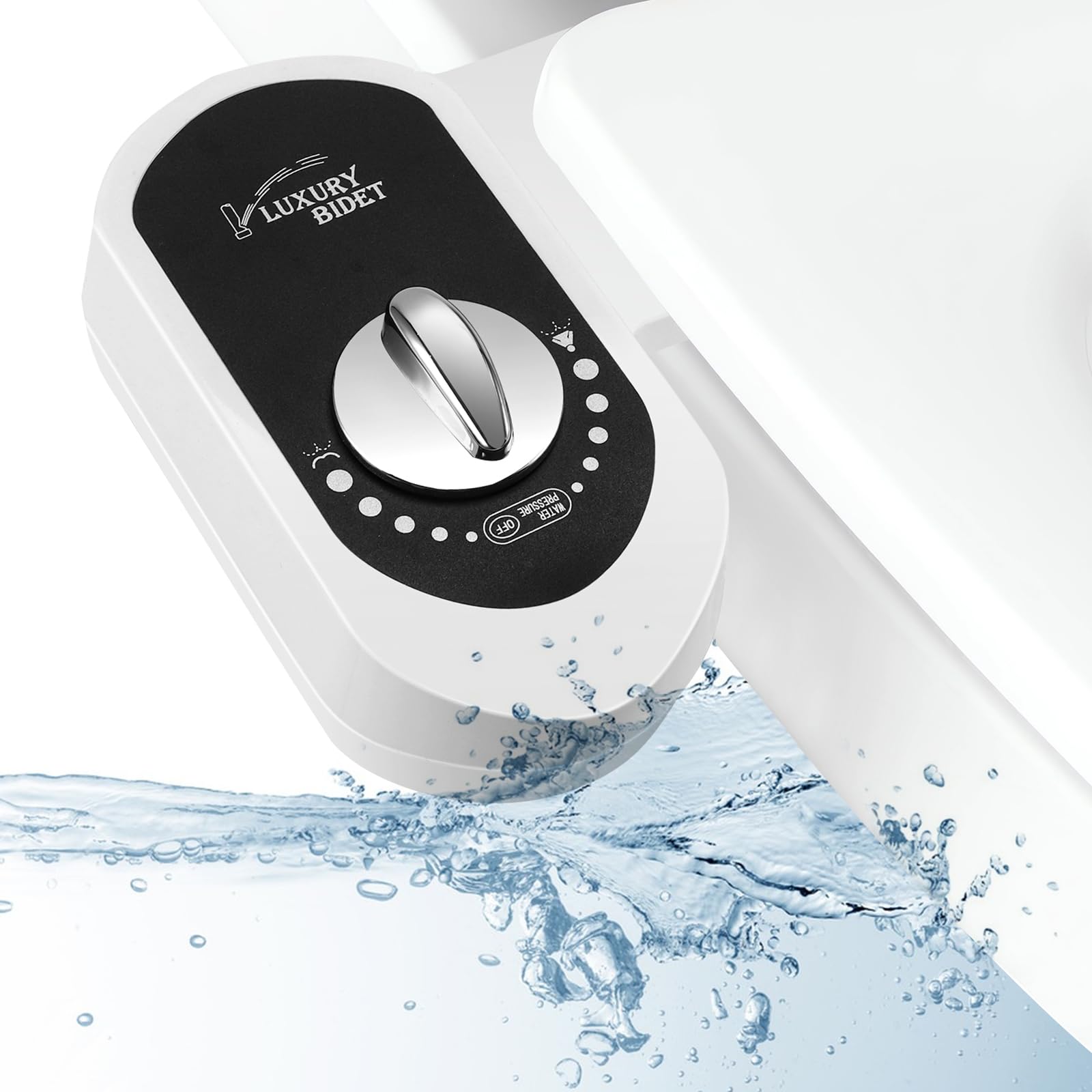 Bidet Portatile Ibergrif Per WC | Doppia Bocchetta A Scomparsa | Getto Acqua Fredda - Foto 4