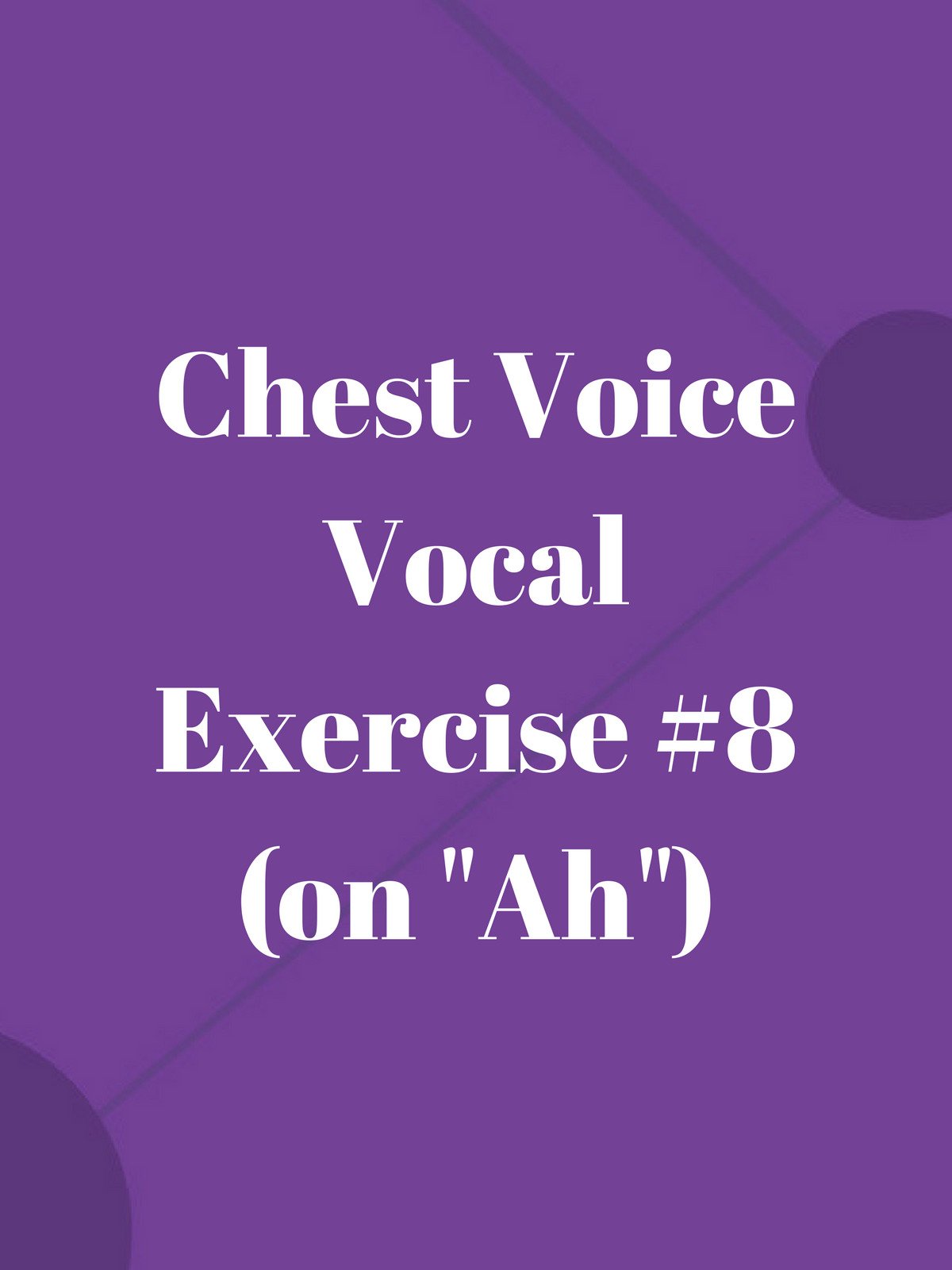 Watch Chest Voice Vocal Exercise 8 (on "Ah") Prime Video