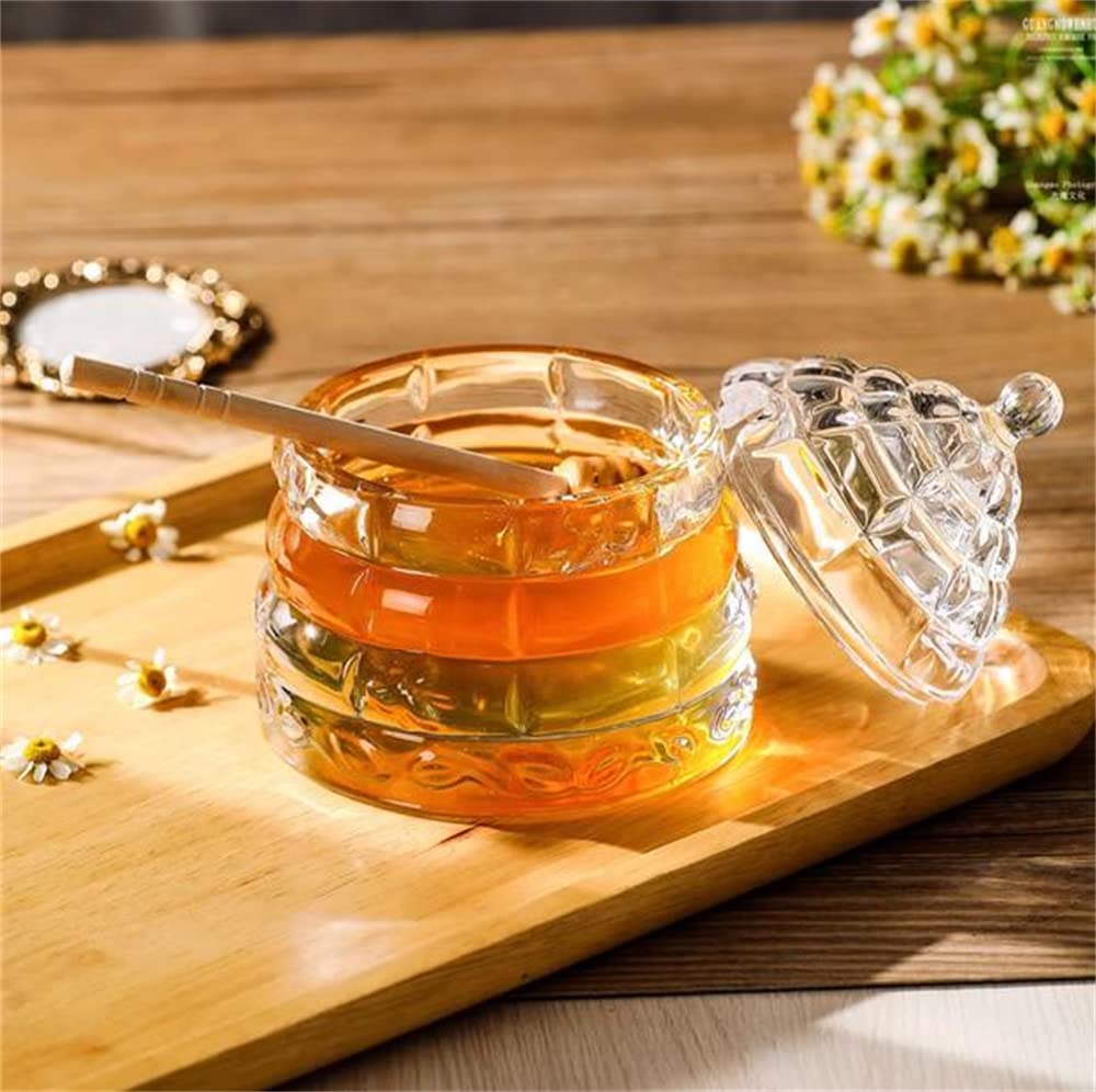 Amazon｜tonntyann ハニーポット はちみつ容器 蜂蜜 保存容器