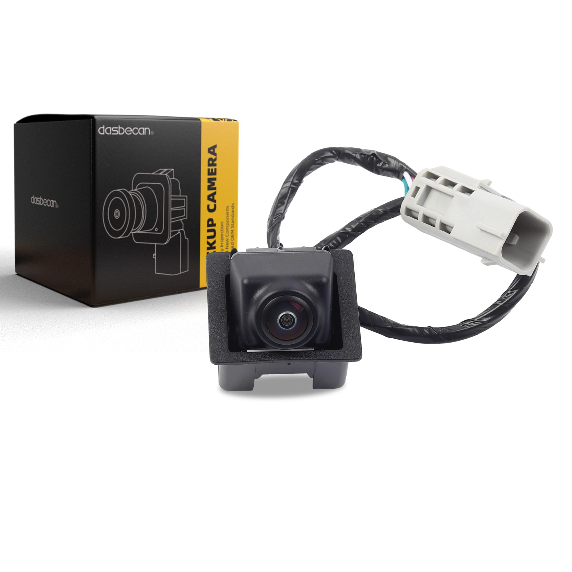 Dasbecan Rear View Backup Camera 95407397 Compatible with 2011-2016 Chevy Cruze 2010-2017 Chevy Equinox GMC Terrain Parking Aid Camera Replacement 20903513 22913698