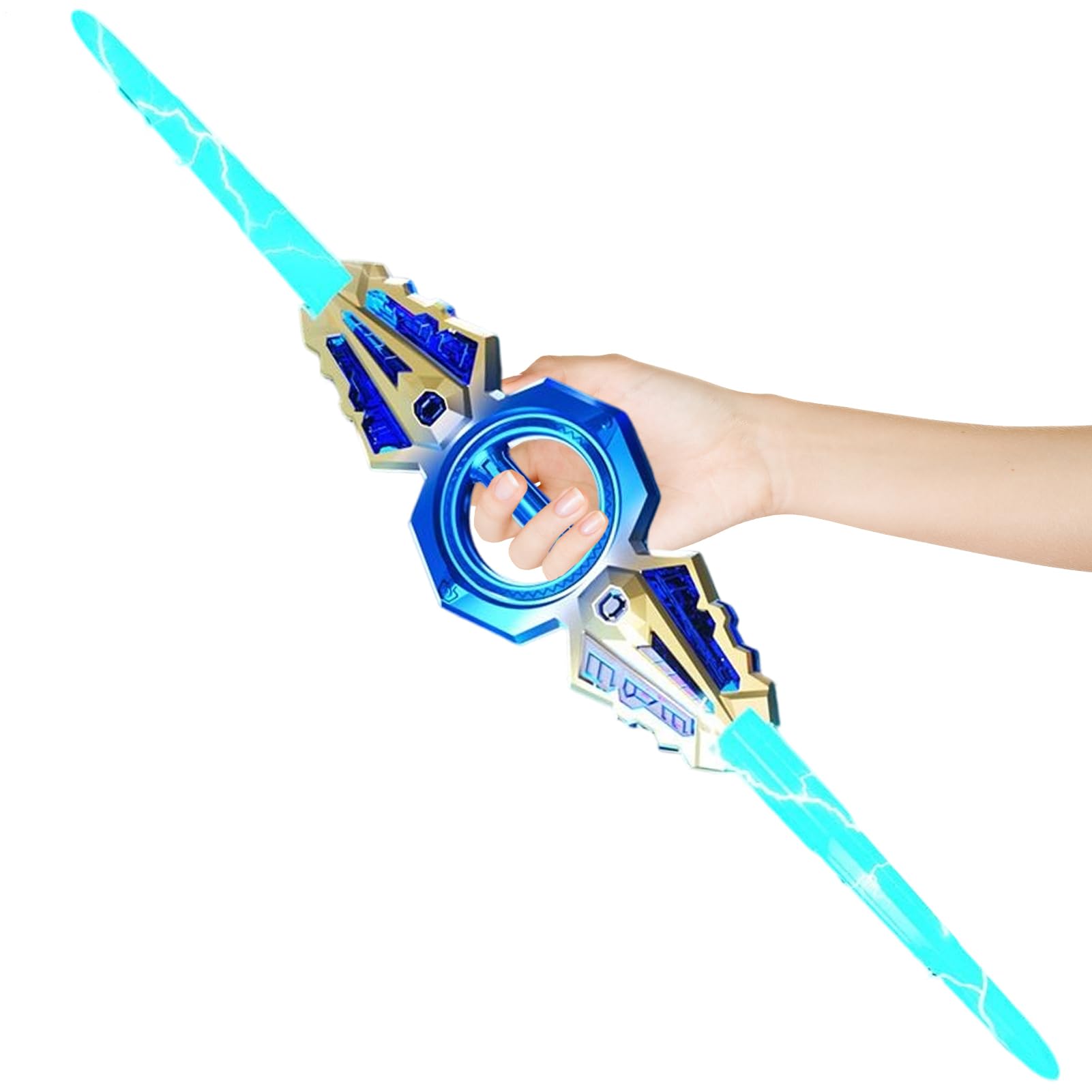 Juguetes retráctiles con efectos de sonido – Sable de duelo Cosplay RGB Cool – para adultos Fans Fiesta Cumpleaños Navidad Escuela Parque Traje