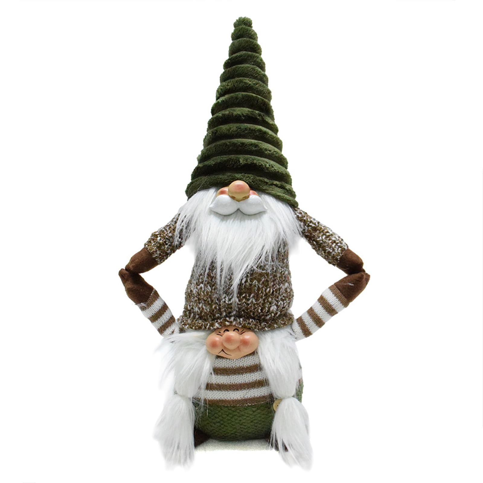 carotoe Stacked Dwarf Table Ornament Plush Dwarf Ornament Christmas Decoration for Tiered Tray Living Room Bedroom Garden Plush Decoration