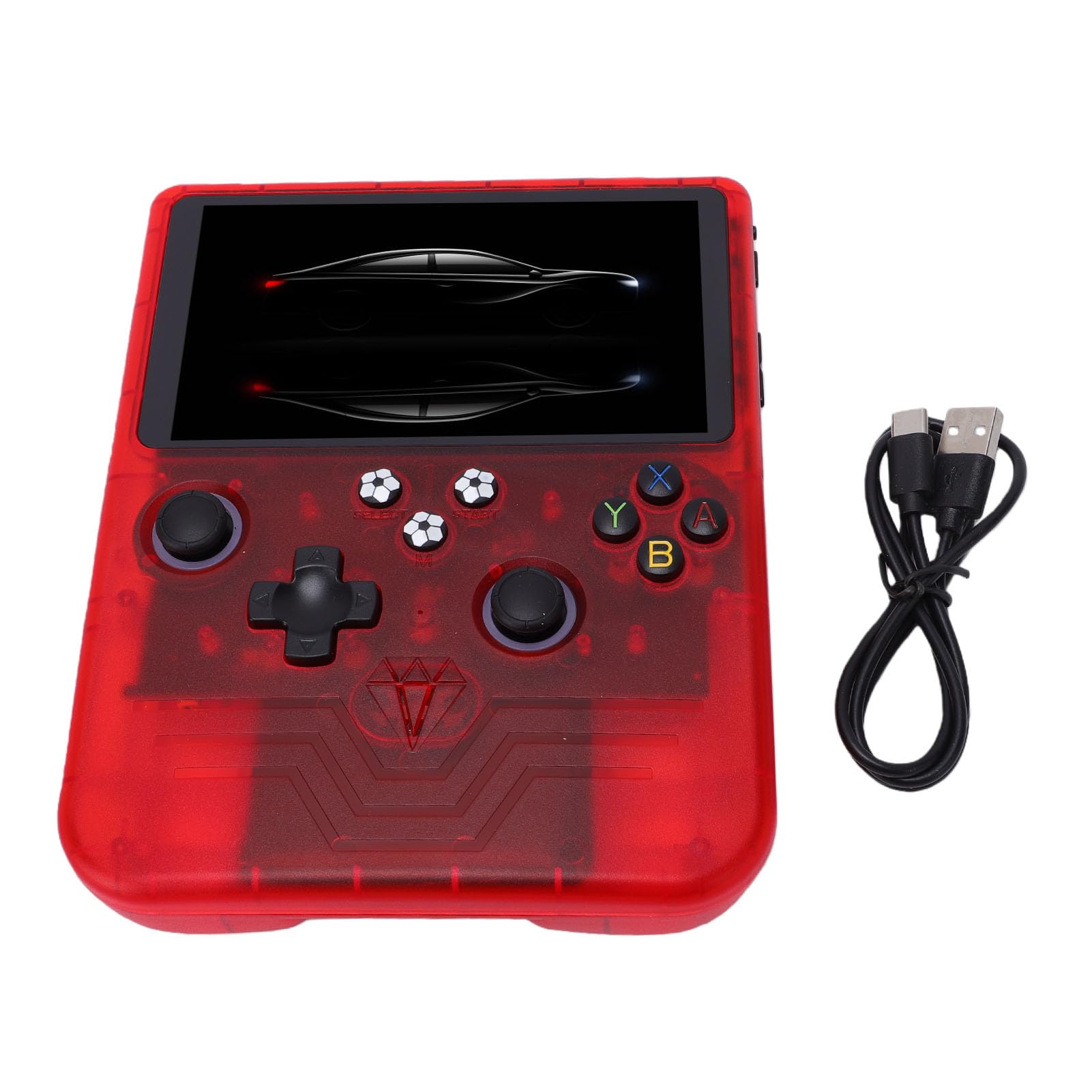 Wakects Console di Gioco Portatile, Console di Gioco retrò con Schermo HD da 6 Pollici, Doppi Joystick RGB, Memoria da 128 GB, Batteria da 6000 MAh, Dispositivo di Portatile per Viaggi e in Famiglia
