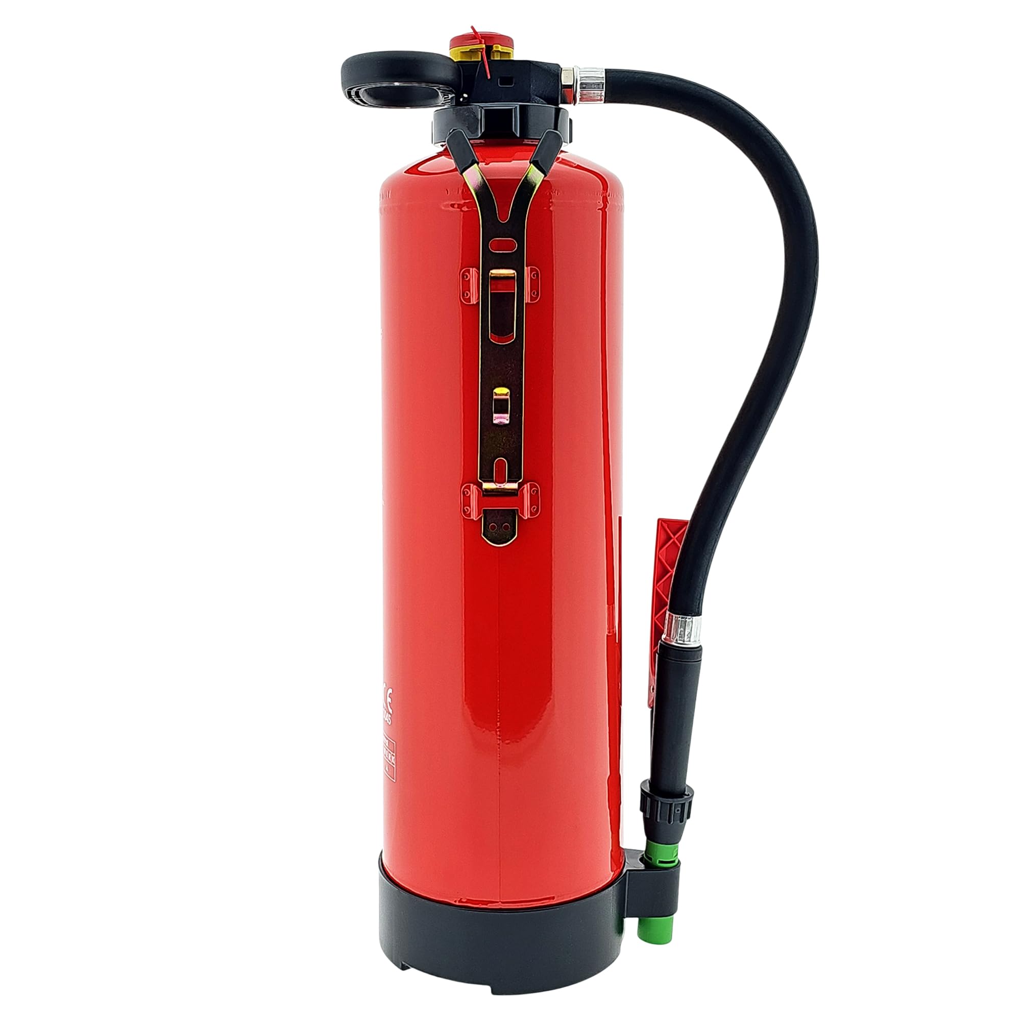 Gloria - SKE 6 PRO – Schaum Feuerlöscher - fluorfrei - 6 Liter – für die Brandklassen A, B – inkl. Wandhalterung – inkl. Prüfplakette