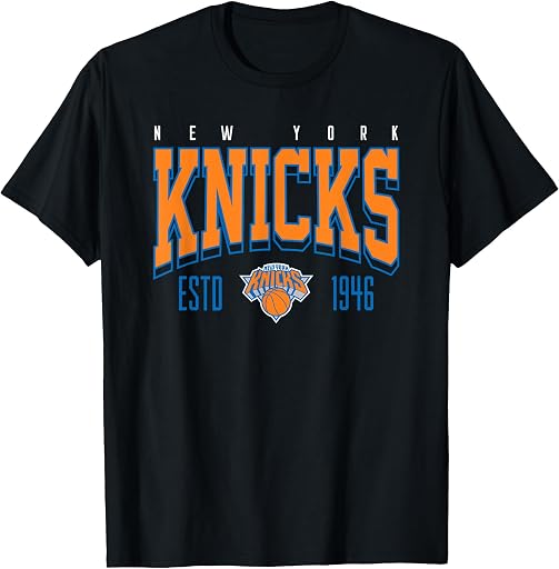 New York Knicks NBA Official New York Knicks Battle Tested T-Shirt
