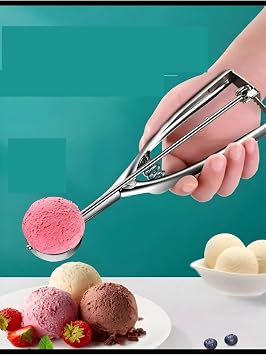 Transformacion Inox 4 Cm Dondurma Kaşığı - Karpuz Kurabiye Köfte Helva Porsiyonlama 722039 Gri