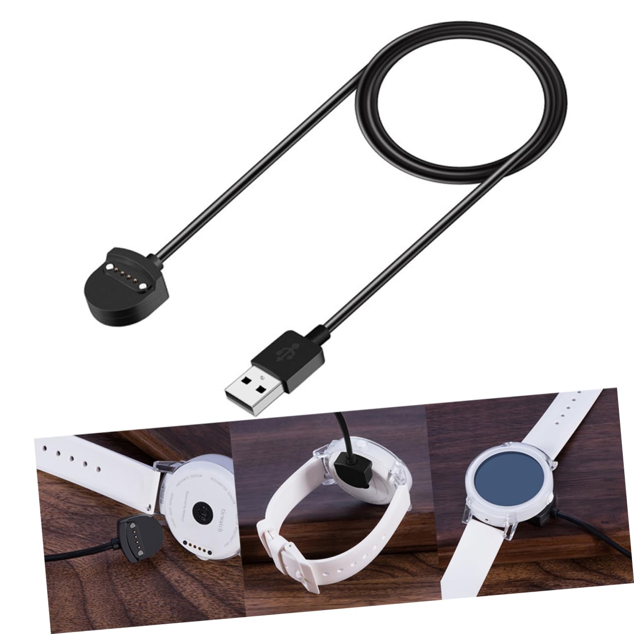 Uonlytech 3pezzi Caricatore Magnetico Compatto Per Smartwatch Dock Di Ricarica Usb Design Leggero e Sicuro Per Viaggi e Uso Quotidiano