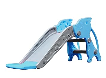 Evohouse 2 in 1 Foldable Baby Garden (Fox) Slide for Kids Durable & Safe Toddler Playground Equipment for Indoor and Outdoor Play