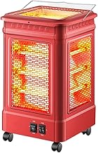 Aquecedor Aquecedor Elétrico Aquecedor Infravermelho de Quartzo, Grelhador Portátil para Escritório com 2 Configurações de Calor, Aquecedor Elétrico para Casa, Escritório e Quarto Aquecedor