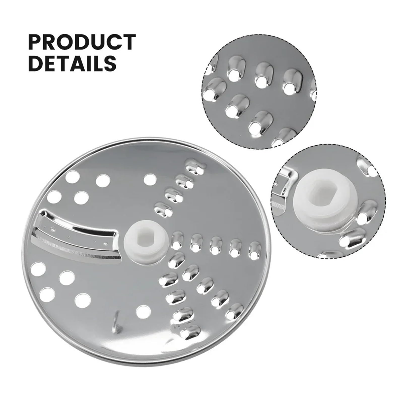 CINDTRGA Picadora rebanadora Compatible con Thermomix y triturador, Disco Especial de Acero Inoxidable, Accesorios de Repuesto for electrodomésticos de Cocina