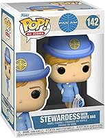 Vista 2 de Funko Pop Pop! iconos publicitarios: Pan Am - Azafata con bolsa blanca, multicolor, 56816