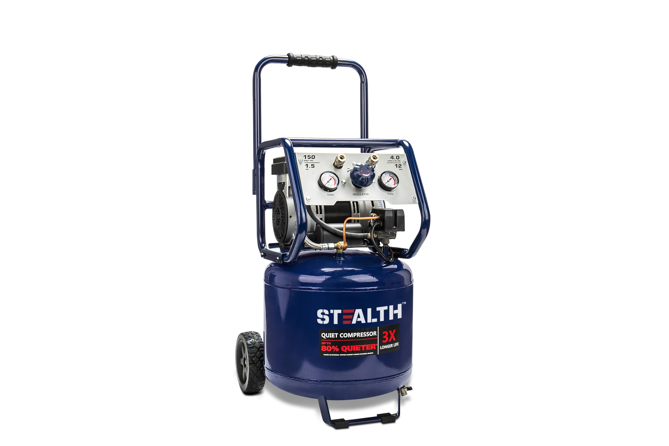 Stealth 12 Gallon Ultra Quiet Air Compressor