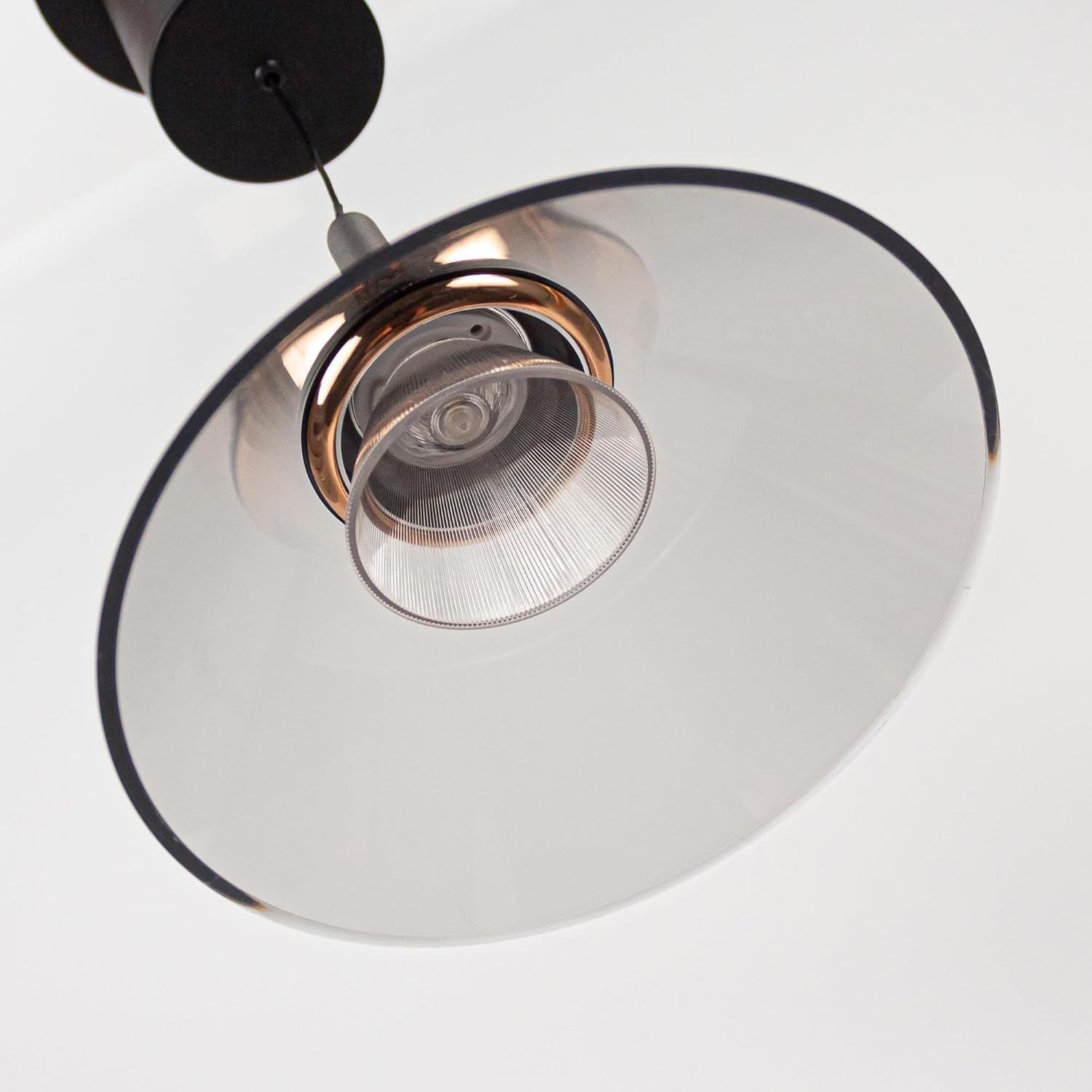 LED Pendelleuchte,Braun Höhenverstellbar Esszimmerlampe, Moderner Aluminum Hängelampe Esstisch Küche Wohnzimmer 7W 230V, für Wohnzimmer Schlafzimmer Arbeitszimmer Büro Esszimmer TB2542