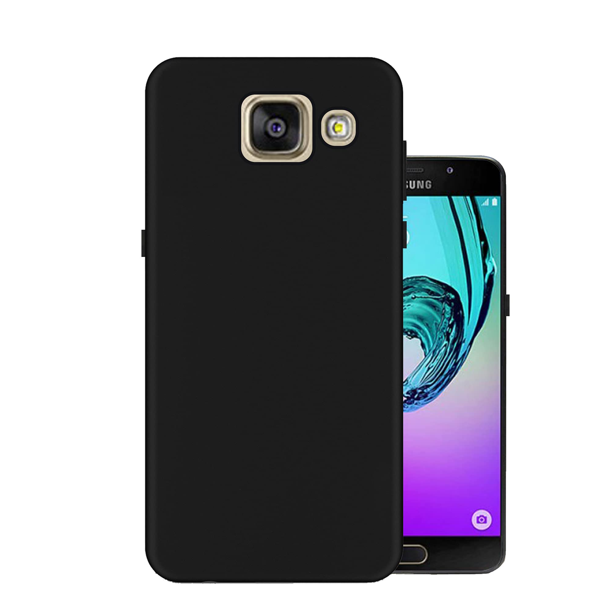 HELLO ZONE Exclusive Matte Finish Soft Back Case Cover for Samsung Galaxy A5 (2017) - Black (B08SJVPLXQ) Amazon Price History, Amazon Price Tracker