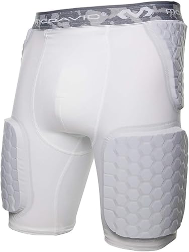 Miniatura 5 de McDavid Pantalones cortos de compresión acolchados con almohadillas. Cadera, coxis, muslos