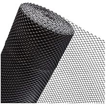 Plastic mesh Black Plastic Net Outdoor Fence Chicken Nets Breeding Netting Child Safety Net Balcony Stair Net Cat Net Garden Plant Climbing Net Color Mesh1.2mm, Size 1 * 3m
