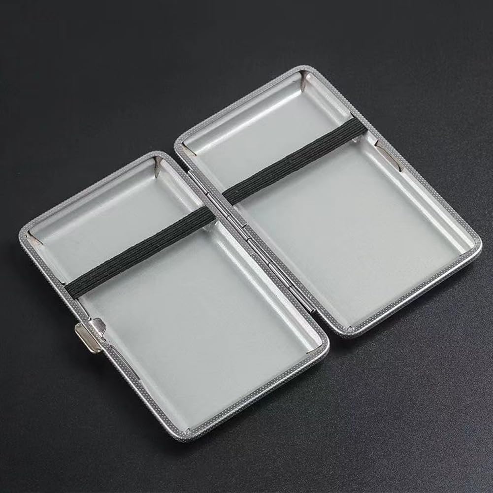 one piece cigarette case Amazon.com: 1 Piece Cigarette Case Metal Cigarette Box Rectangle Portable Cigarette  Holder Case with Pu Leather Surface, Black : Health & Household