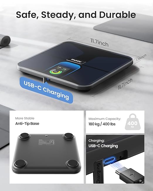 Báscula Inteligente RENPHO con BMI y Medición Corporal miniatura 7