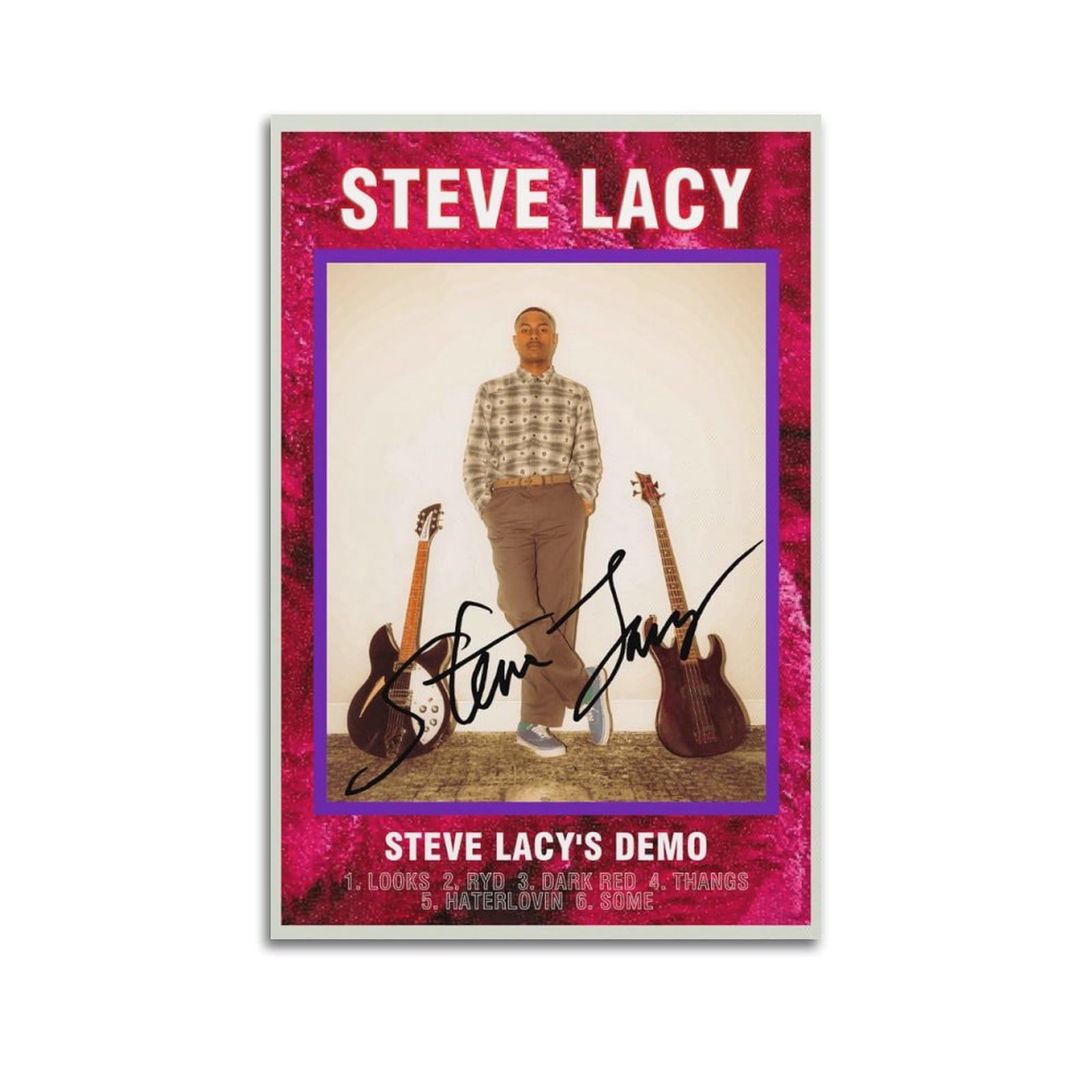 FDRPMHC Steve Lacy Room Aesthetic Music Canvas Wall Art Decor Living Room Modern Family Bedroom 20x30inch(50x75cm) Unframe-style