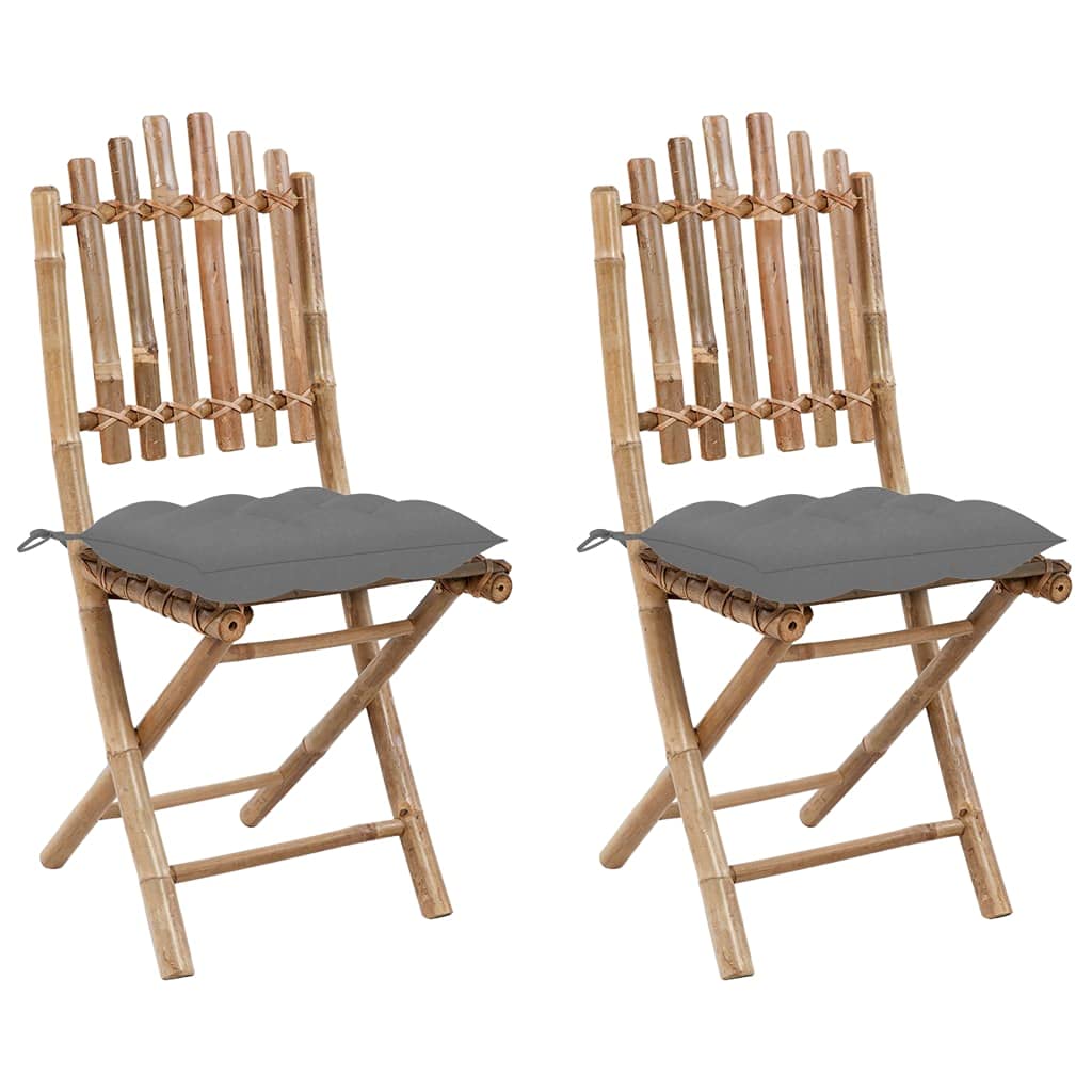 Chaise pliante en bambou pour vos repas en cuisine ou vos moments de détente au jardin