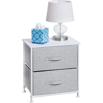 Amazon.de: mDesign Kommode aus Stoff – schmaler Schrank Organizer mit 5