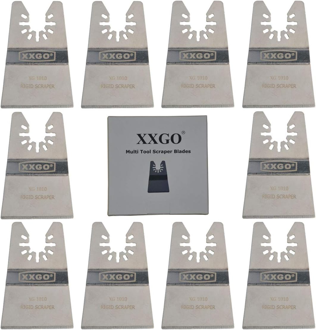 XXGO 10 Pcs Universal 2 Inch Stainless Steel Rigid Oscillating Multi