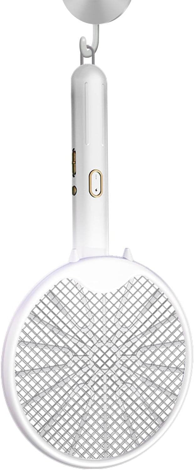 Fly Zapper Racket,USB Rechargeable Electric Mosquitoes Swatter